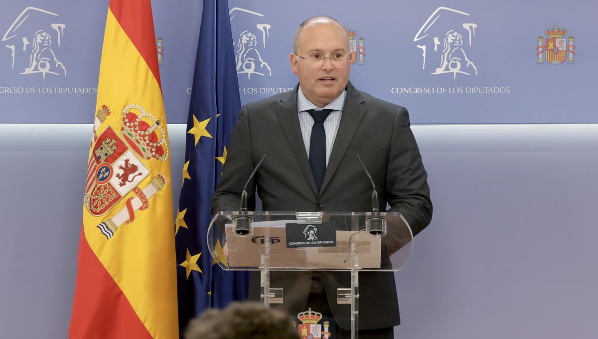 Miguel Tellado, portavoz del Grupo Parlamentario Popular. (Foto: Congreso de los Diputados)