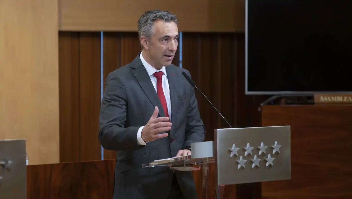 El consejero de Medio Ambiente, Interior y Agricultura de la Comunidad de Madrid, Carlos Novillo. (Foto: Europa Press)