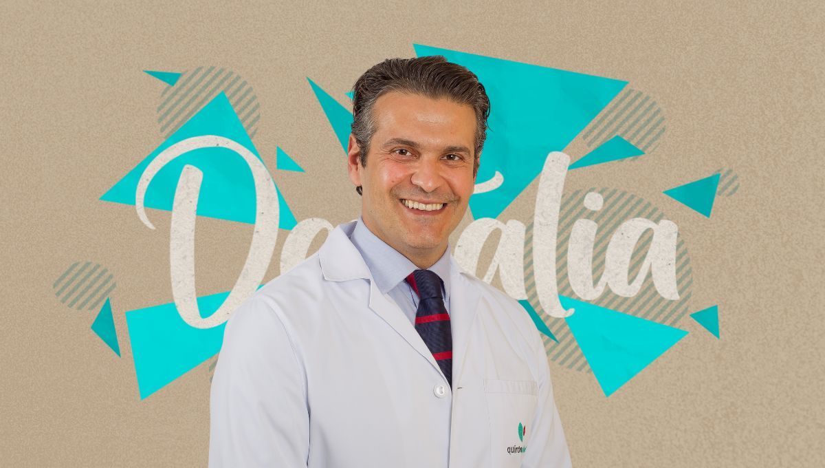 El Dr. Néstor Montesdeoca García, del Servicio de Cirugía Oral y Maxilofacial y Odontología del Hospital Universitario La Luz participante en una operación con implantes subperiósticos diseñados a medida ontaje Consalud)