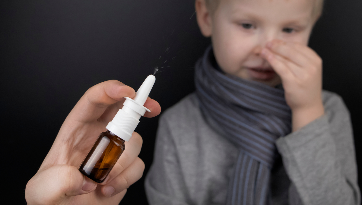 La vacunación contra la gripe en niños de dos a cinco años se administra por vía intranasal (Foto. Canva)