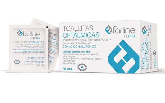 Farline presenta las toallitas oftálmicas con ácido hialurónico
