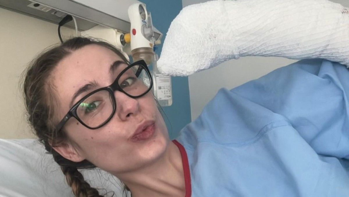 Carla Maronda en Instagram, donde visibiliza su caso de amputación de manos y pies por una bacteria maligna (Foto. @miss.maronda)