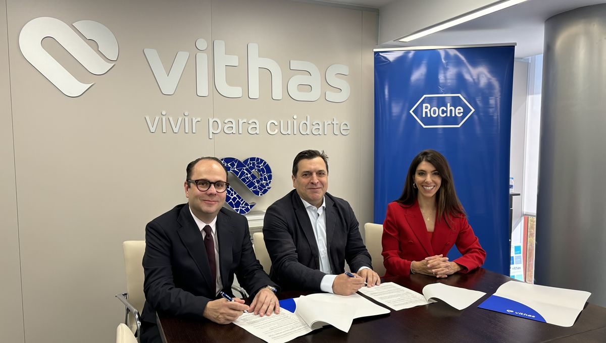 Acuerdo entre Vithas y Roche (Foto. Vithas)