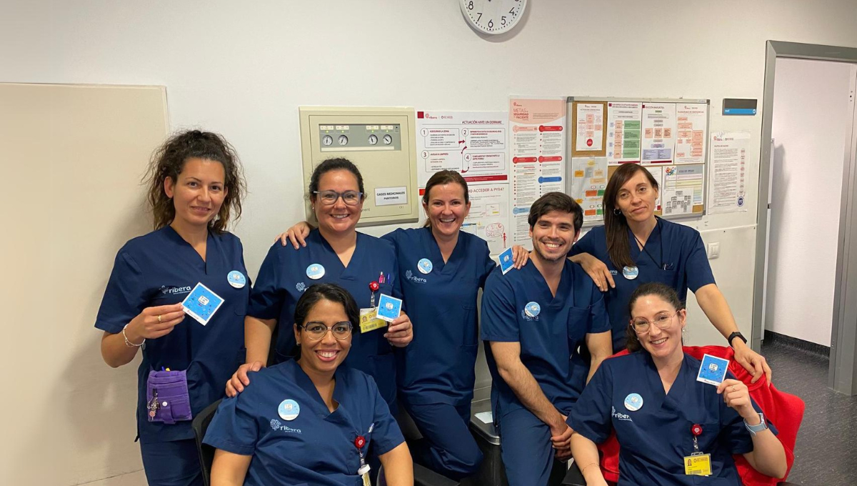 Equipo de enfermería en un hospital RIbera (Foto: Ribera)