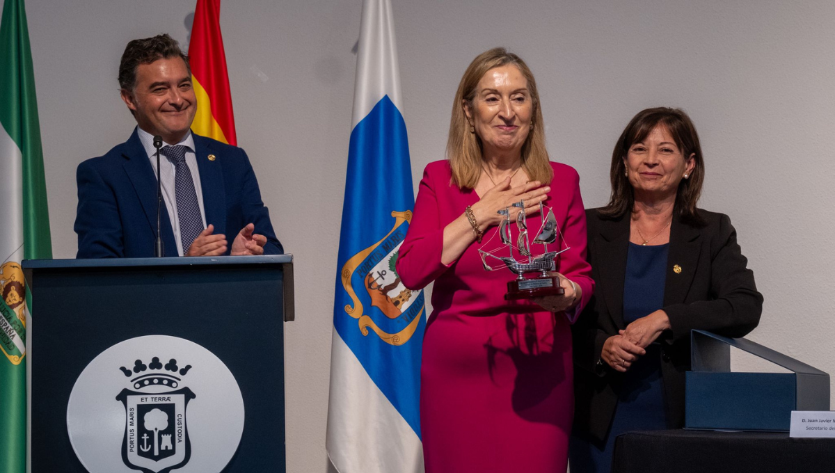 Ana Pastor, formó parte de los actos conmemorativos en honor a San Lucas (Foto: A.M.A.)