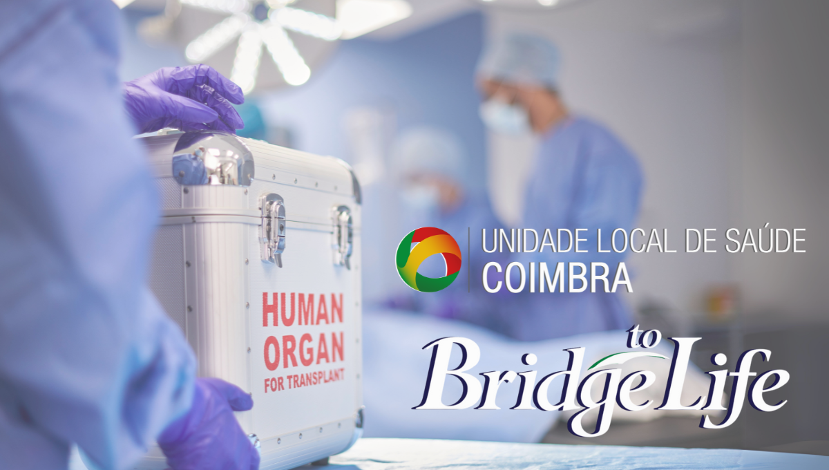 Colaboración ULS Coimbra y Bridge to Life  (Fotomontaje: ConSalud)