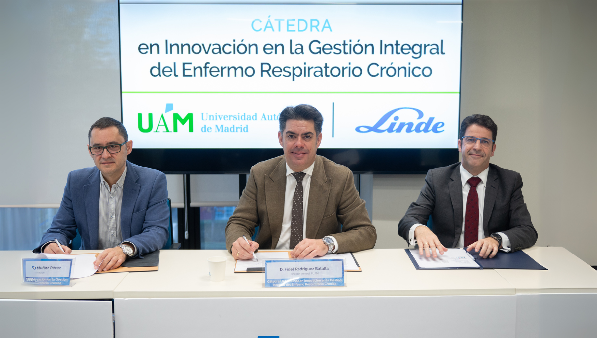 Linde Médica y UAM renuevan la Cátedra UAM-Linde (Foto: ConSalud)