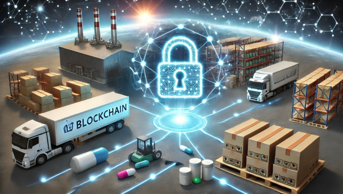 Blockchain en la cadena de suministro (Foto: Microsoft IA)