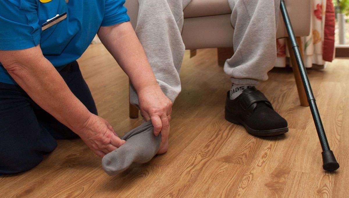 Smartsocks, socks for relaxation of Alzheimer’s patients