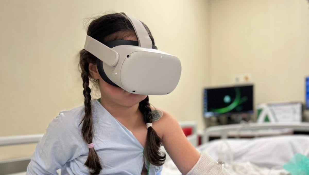 Gafas realidad virtual (Foto.Hospital Santa Ana)