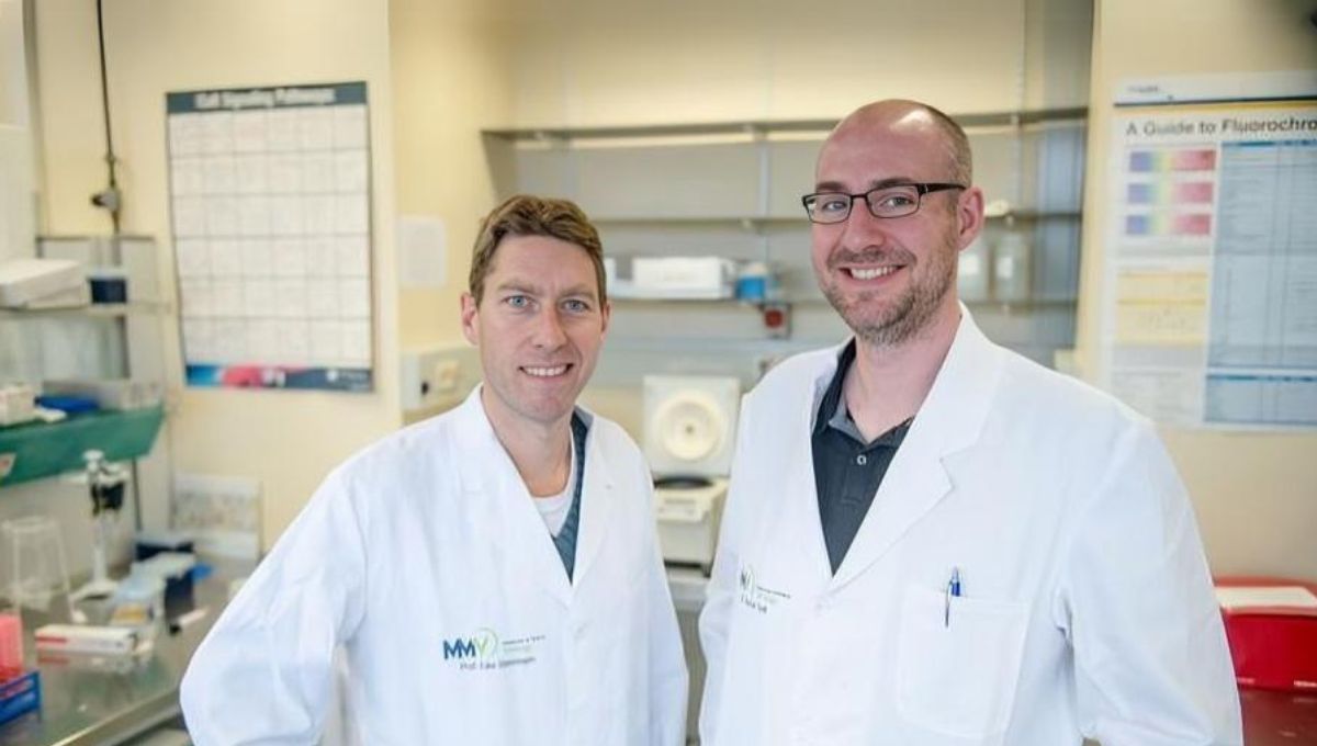 Eike Steinmann y Daniel Todt de la Cátedra de Virología Médica y Molecular (Fuente: Marquard)