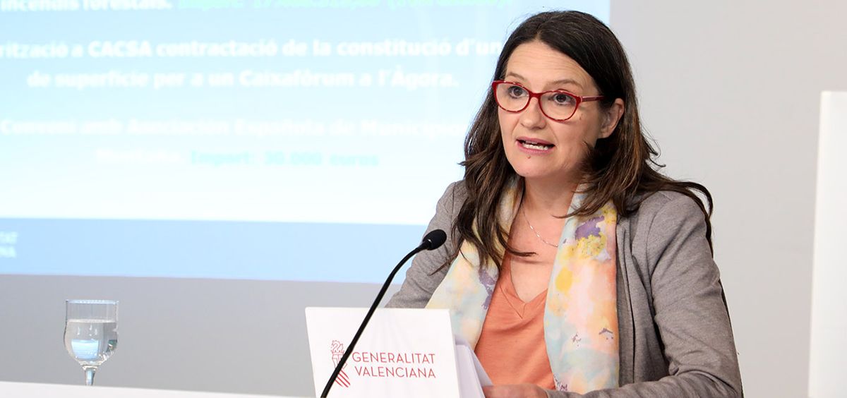 Mónica Oltra, vicepresidenta y consejera de Igualdad y Políticas Inclusivas de la Generalitat Valenciana / Foto: GVA