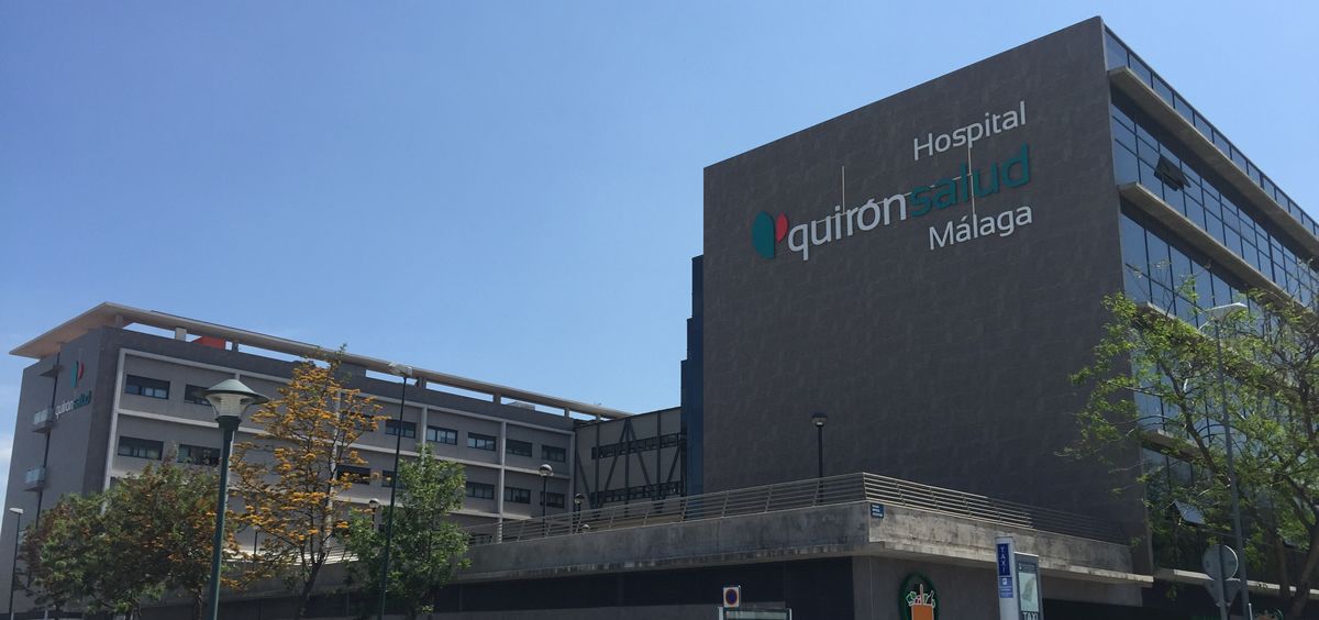 Fachada exterior del Hospital Quirónsalud Málaga. (Foto. Quirónsalud)