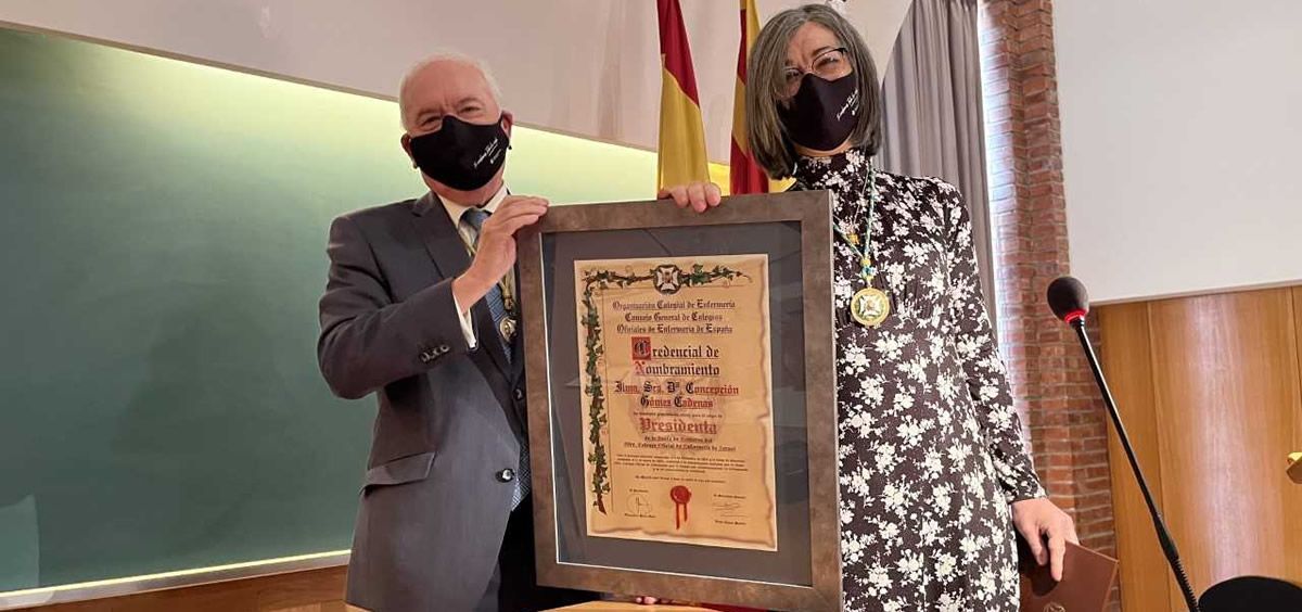 La nueva presidenta del Colegio de Enfermería de Teruel, Concha Gómez Cadenas, reivindica el A1