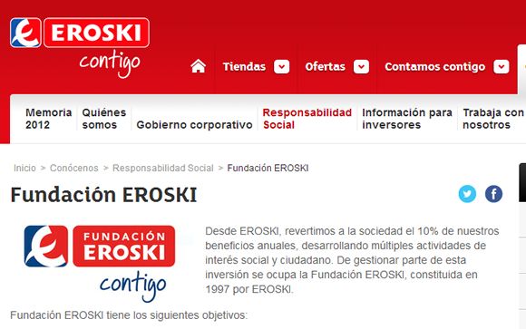    Fundación EROSKI respalda un programa educativo en alimentación y hábitos saludables