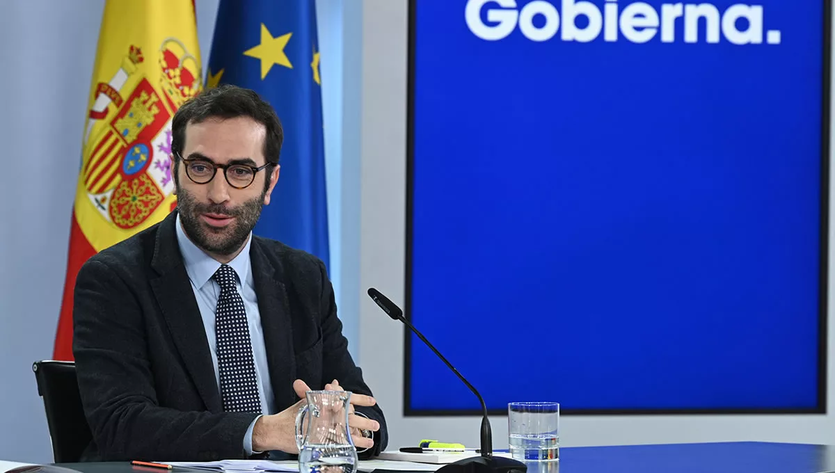 Carlos Cuerpo en su primer Consejo de Ministros (Foto: Pool Moncloa/Borja Puig de la Bellacasa)