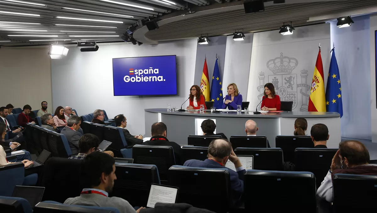 Rueda de prensa posterior al Consejo de Ministros (Fotos: Pool Moncloa/José Manuel Álvarez)