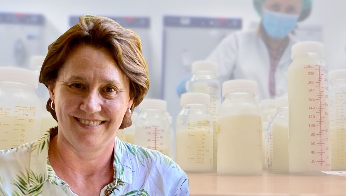 Beatriz Flores Antón, neonatóloga y responsable de calidad del Banco regional de leche materna de la Comunidad de Madrid y presidenta de la Asociación de Bancos de Leche Humana (Montaje Consalud)