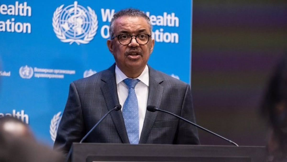 Discurso inaugural del director general de la Organización Mundial de la Salud (OMS), Tedros Adhanom Ghebreyesus, en el 152º Consejo Ejecutivo de la OMS. En Ginebra (Suiza), a 30 de enero de 2023 (Foto: Europa Press)