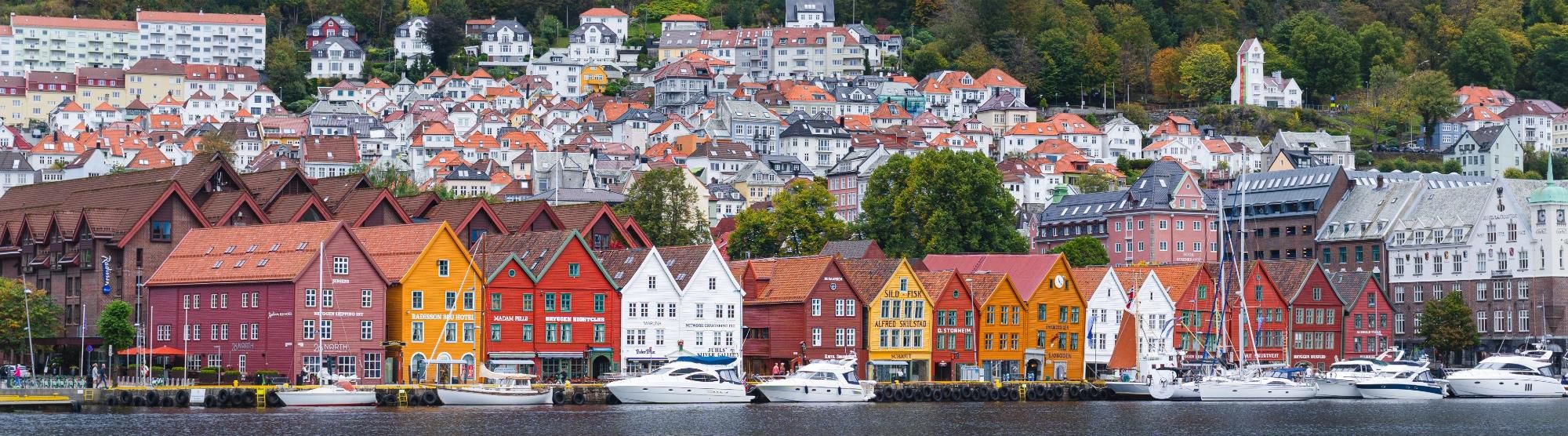 Panorámica de la ciudad de Bergen