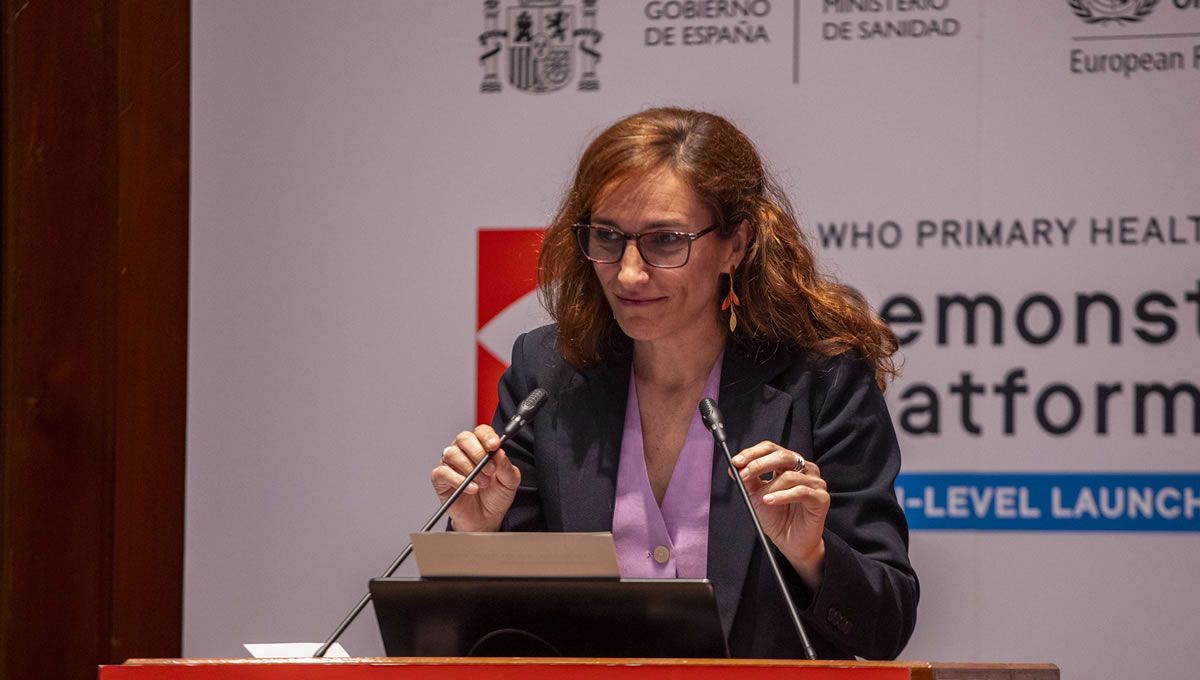Mónica García ha inaugurado la Jornada “Let’s Talk Primary Health Care” (Foto: Sanidad)