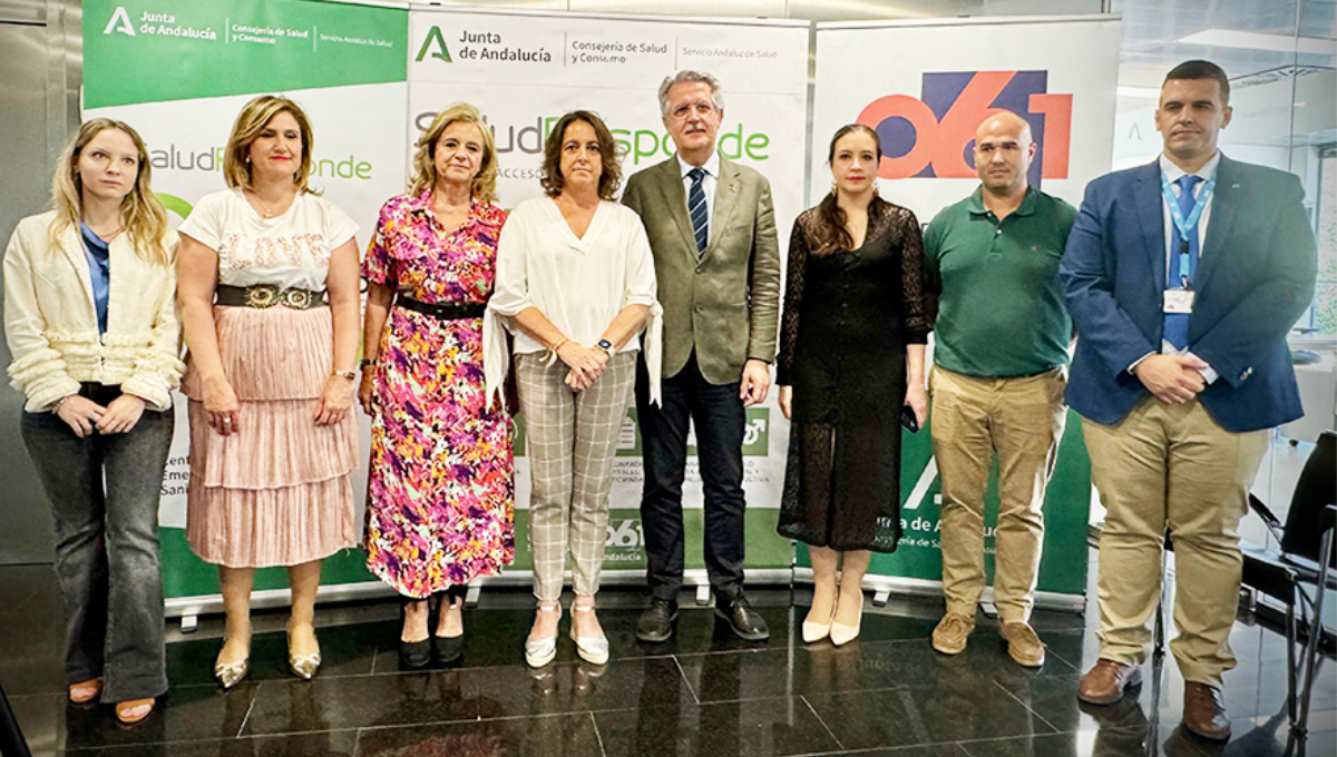 Catalina García, en la reunión de análisis del Plan Andaluz de Atención a la Cronicidad. (Junta de Andalucía)