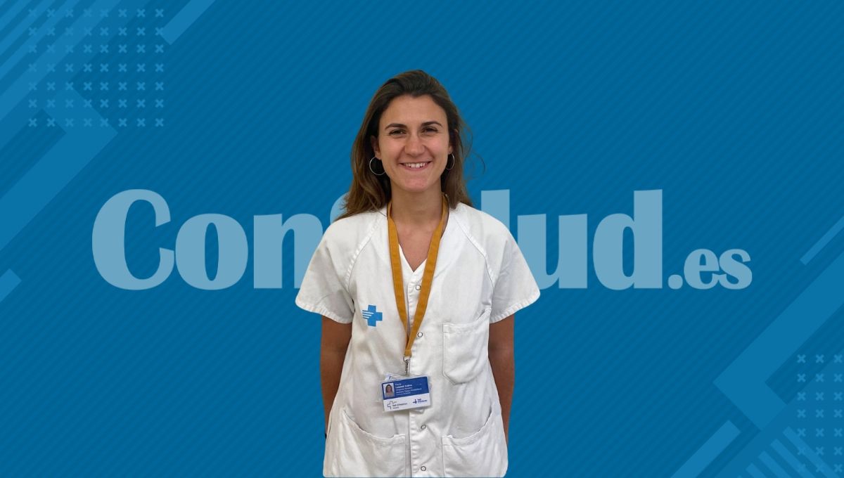 Paula Leonet, primera MIR en elegir la especialidad de Medicina Física y Rehabilitación en 2024 (FOTOMONTAJE: ConSalud.es)