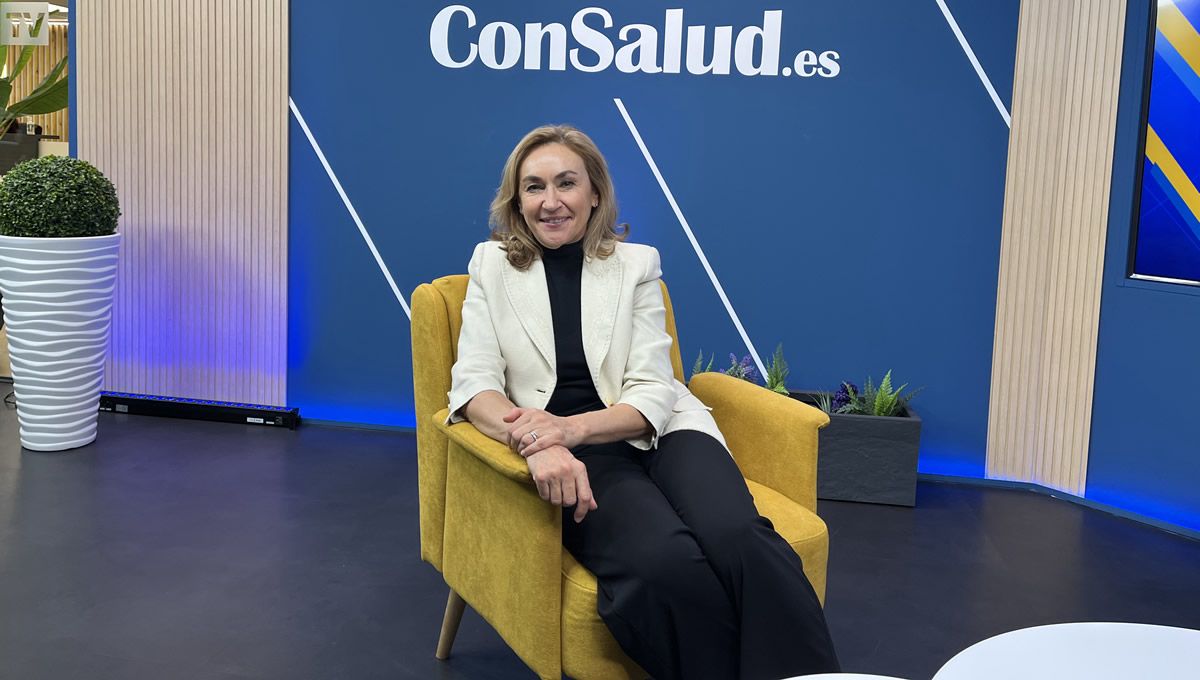 María Martín en el plató de ConSalud TV (Foto. ConSalud)