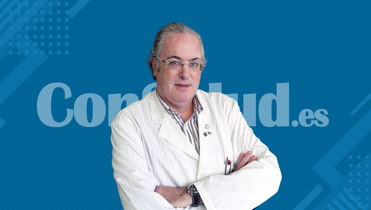 El presidente del Consejo de Farmacéuticos de Euskadi, Miguel Ángel Gastelurrutia. (Montaje Consalud)