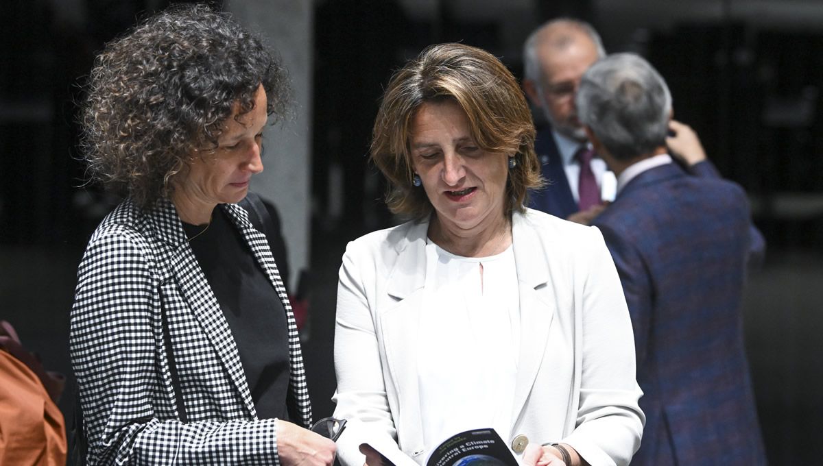 La ministra para la Transición Ecológica y el Reto Demográfico de España, Teresa Ribera, en el consejo europeo de Medio Ambiente (Foto: Consejo europeo)
