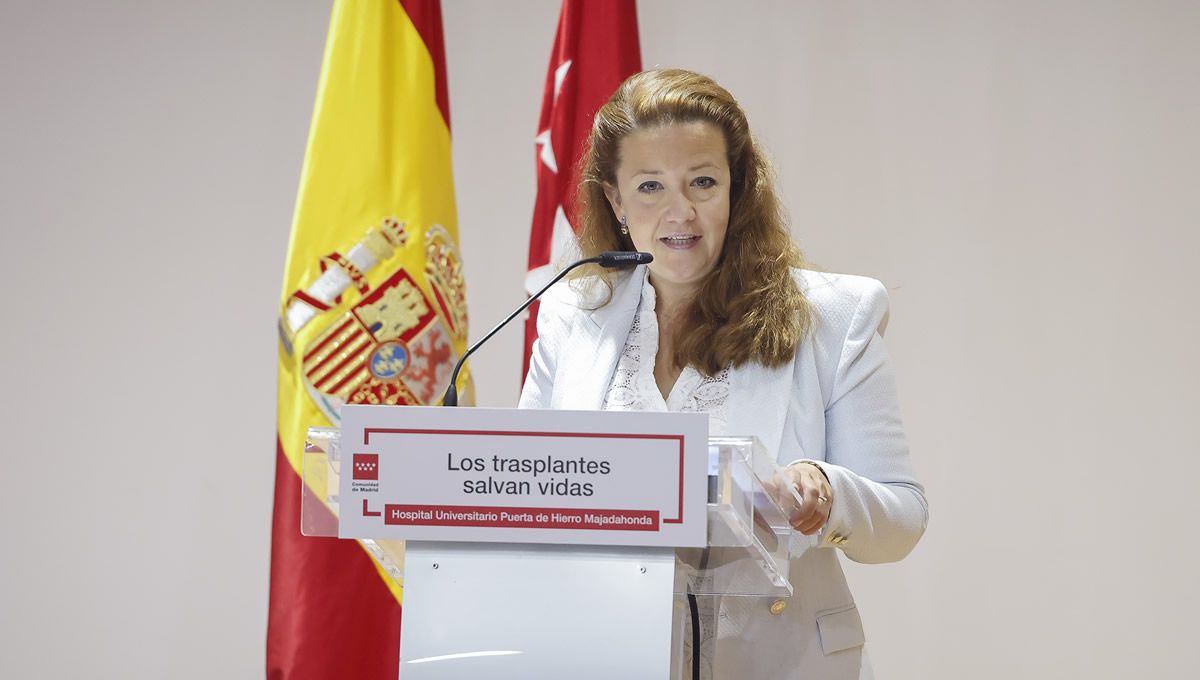 Fátima Matute, consejera de Sanidad de la Comunidad de Madrid (Foto. CAM)