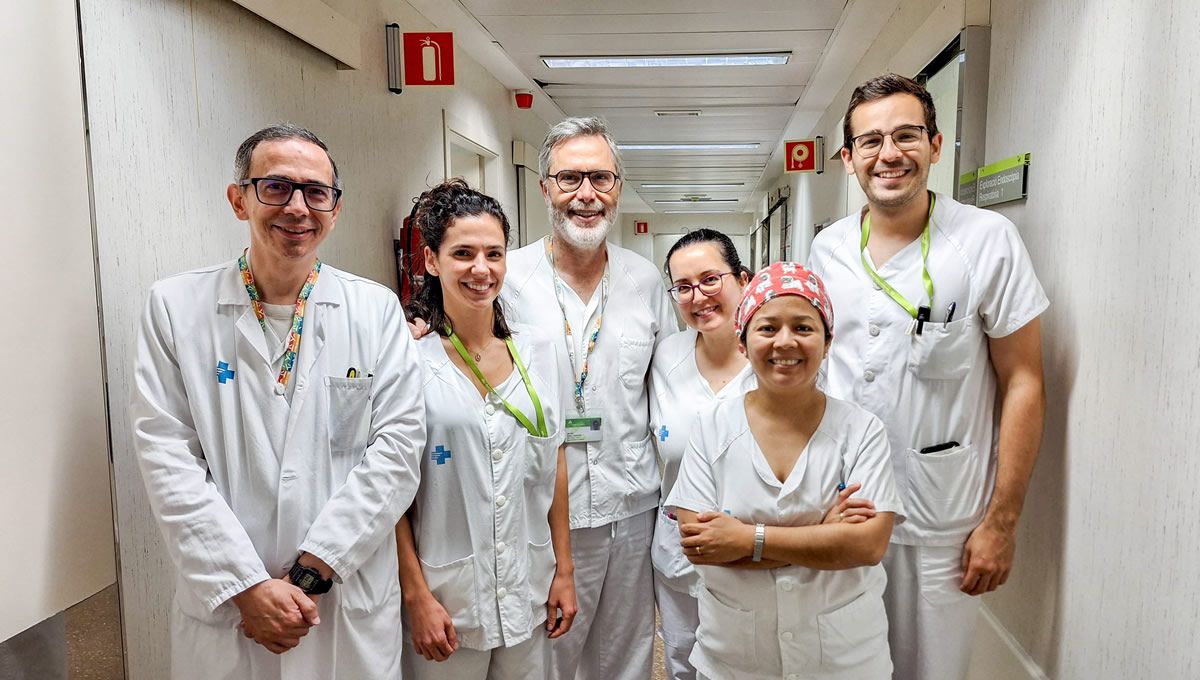 Equipo de Neurología Intervencionista del Hospital Germans Trias (Foto: Generalitat de Catalunya y Hospital Germans Trias)