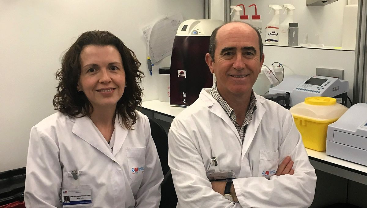 Dra. Norma Rallón y Dr. José Miguel Benito, investigadores del estudio (Foto: Hospital Universitario Rey Juan Carlos)