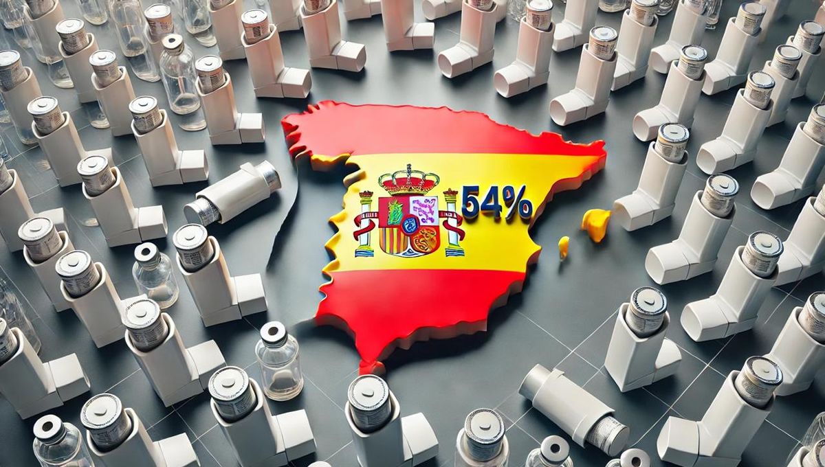 España dispara el consumo de inhaladores presurizados (Foto. Generada por IA)