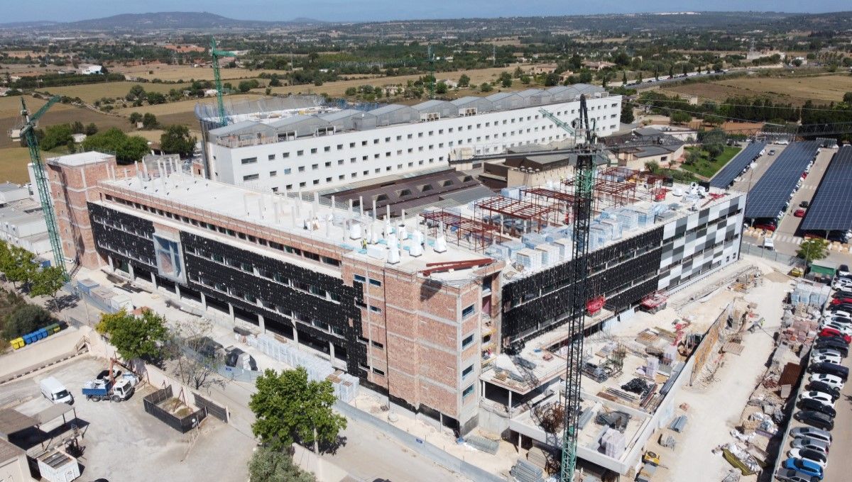 Obras de reforma del Hospital de Manacor (FOTO: Govern de les Illes Balears)