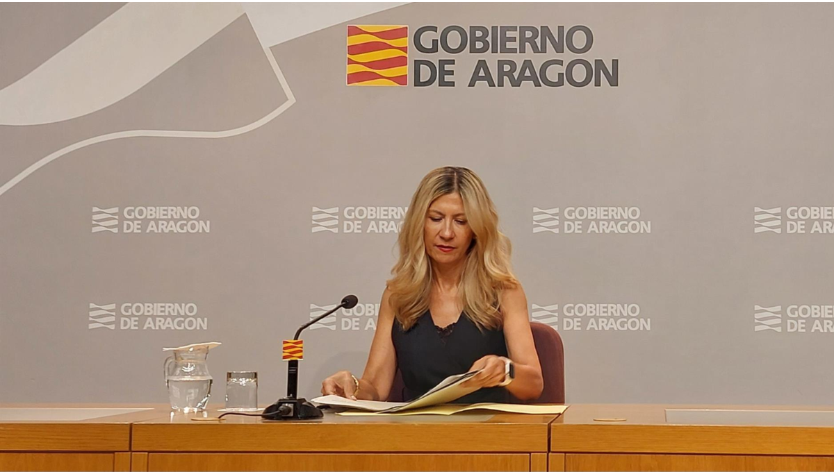 La portavoz del Gobierno de Aragón, Mar Vaquero. (EP)