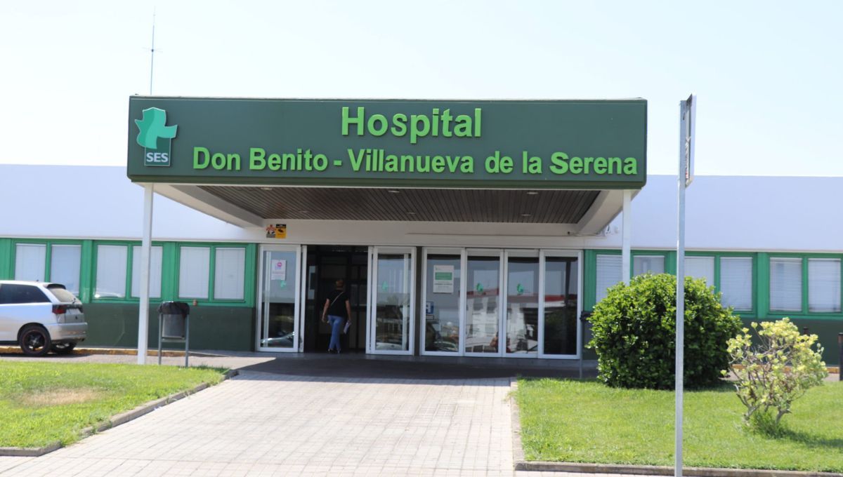 Fachada del Hospital de Don Benito Villanueva donde permanece ingresada la mujer de 88 años (Fuente: Ayuntamiento de Villanueva de la Serena)