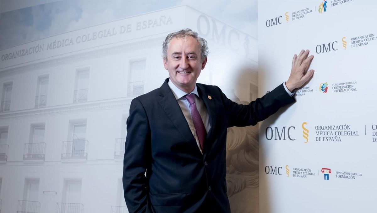 Tomás Cobo, presidente de la Organización Médica Colegial (FOTO: OMC)