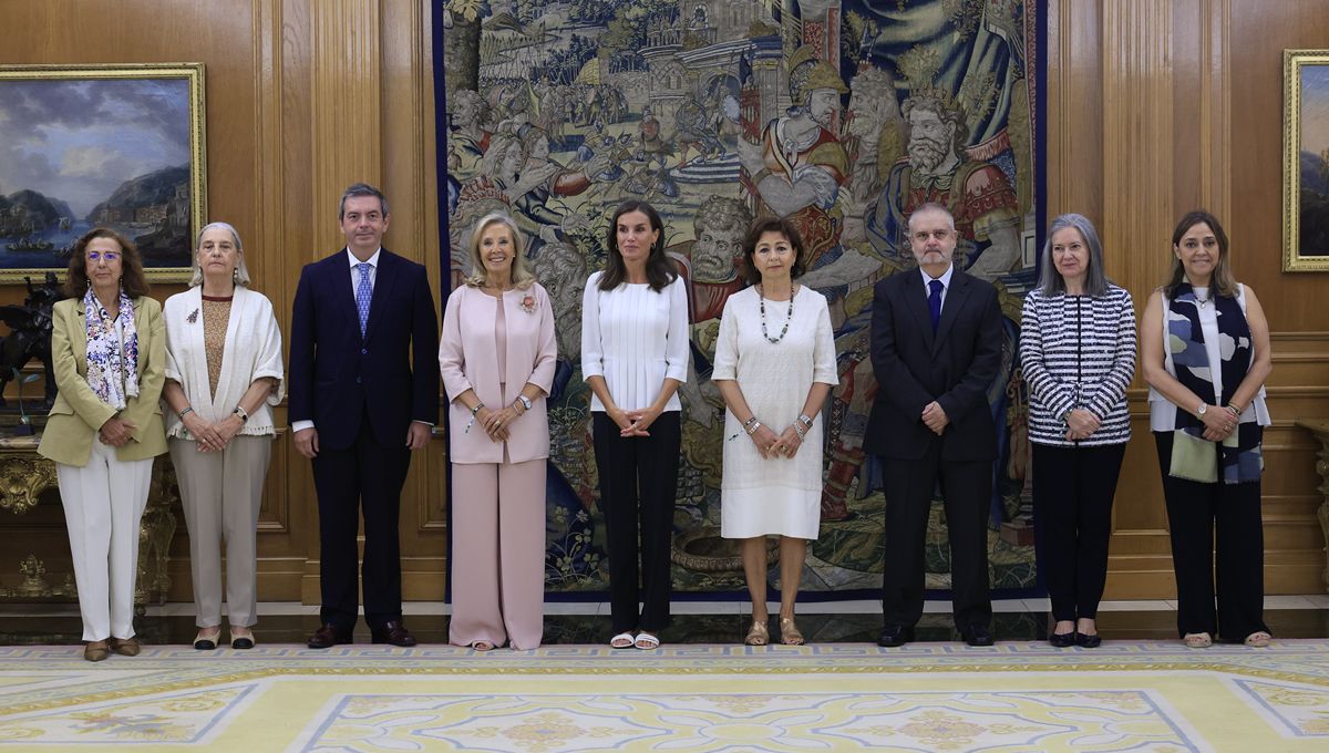 Encuentro entre la Reina Letizia y adELA. (Foto: adELA)