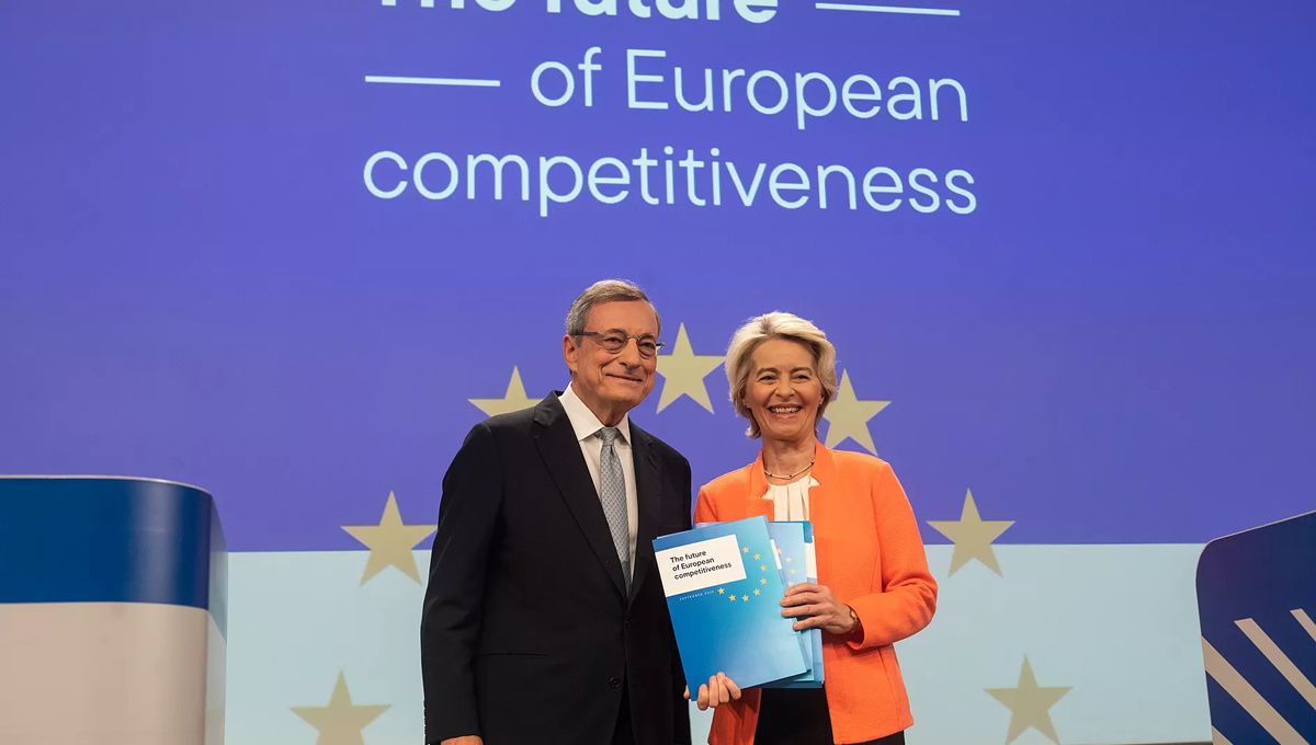 Mario Draghi y Ursula von der Leyen (Foto. CE)