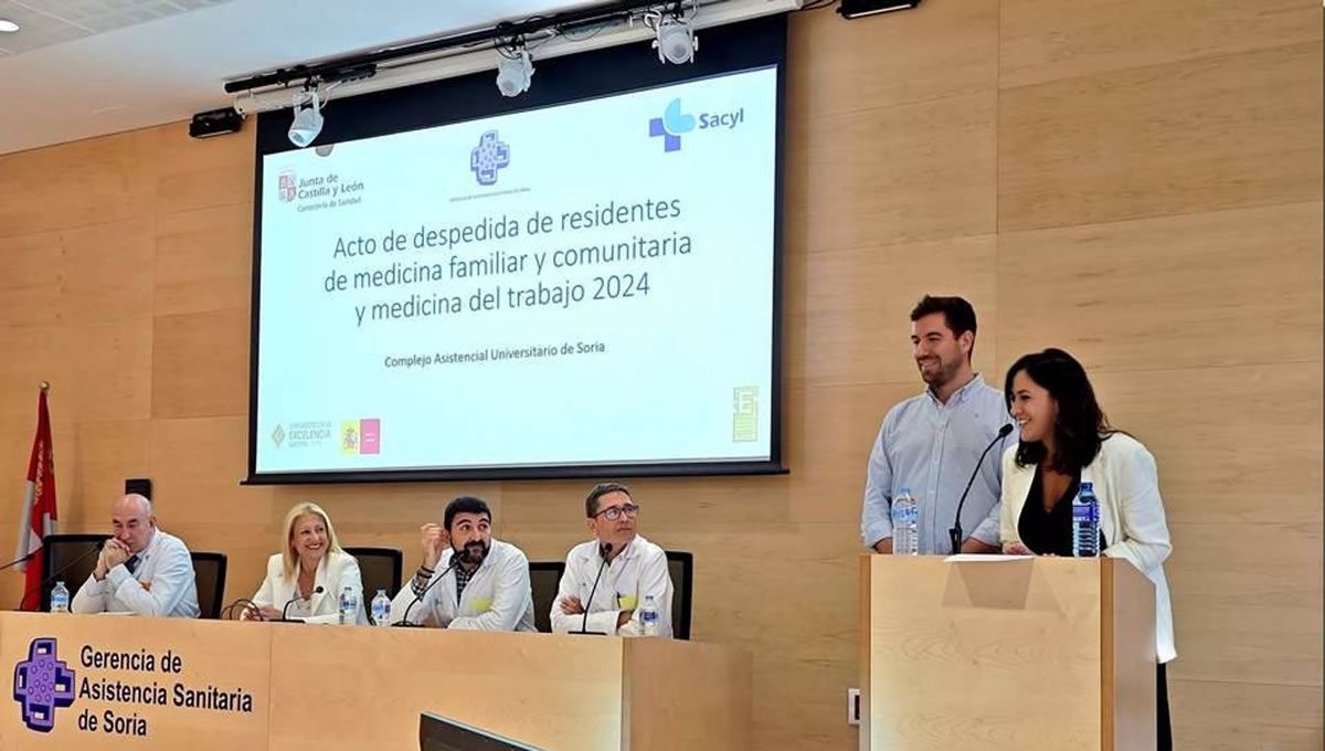 Acto de despedida de los MIR de Soria (FOTO: Junta de Castilla y León)