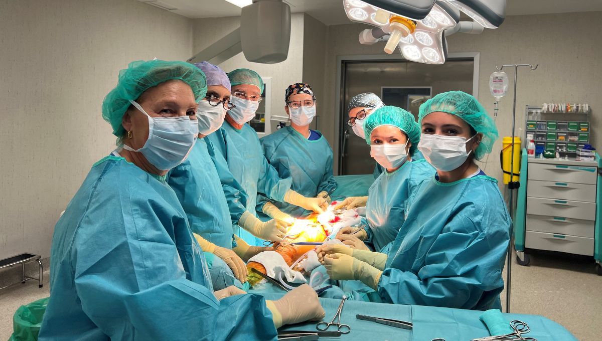 Intervención de un sarcoma en el Hospital Ruber Internacional (Foto. Quirónsalud)