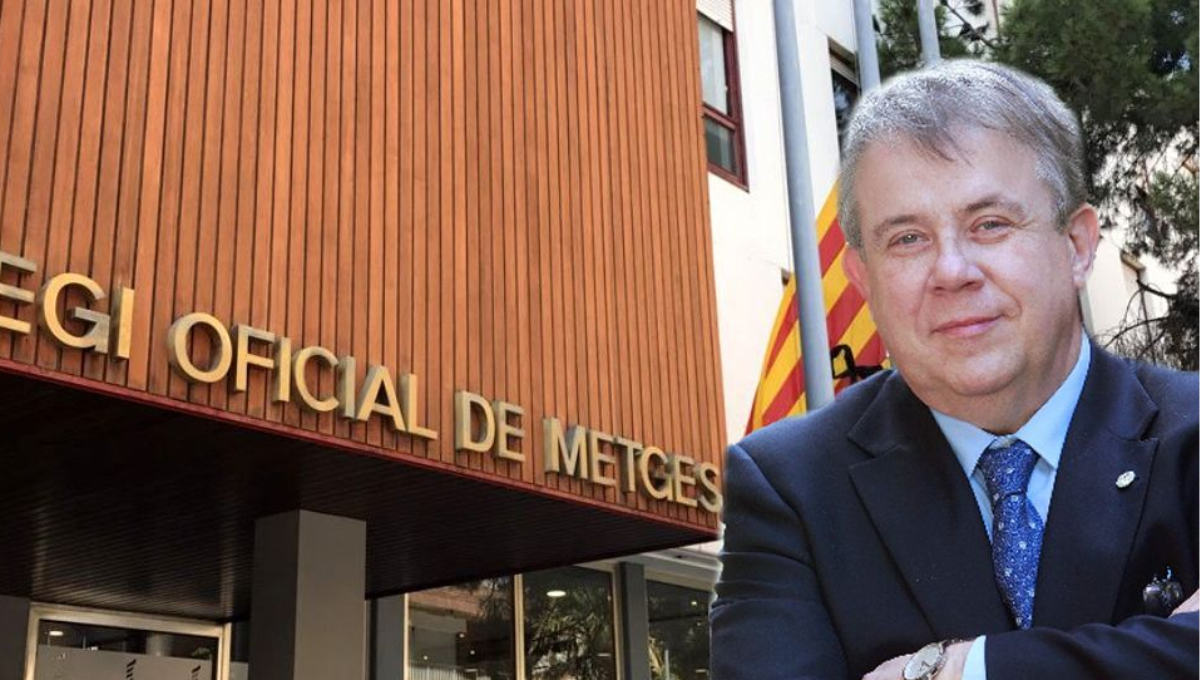 El presidente del  Consejo de Colegios de Médicos de Cataluña, Jaume Padrós. (CS)