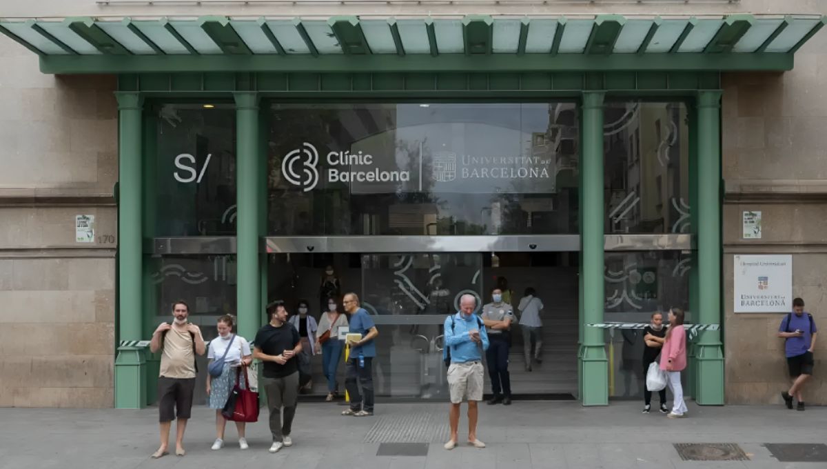 Fachada del Hospital Clínic de Barcelona donde se creará el campus de la salud Fuente Clinic Barcelona)