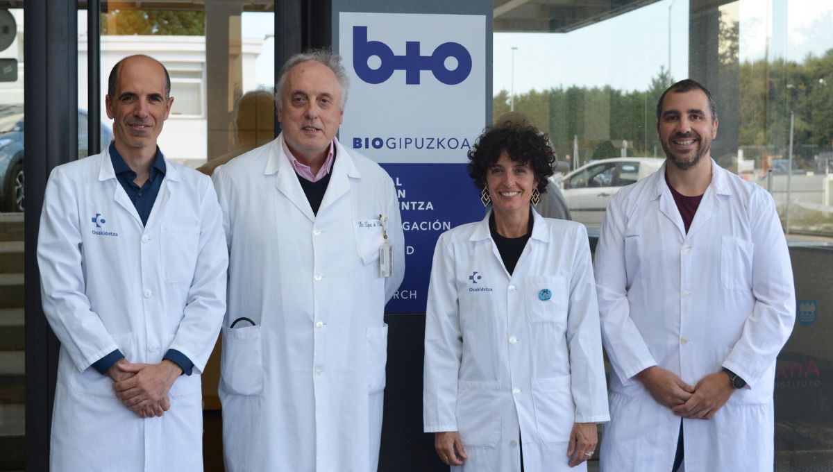 El equipo del Instituto de Investigación Sanitaria de Osakidetza, Biogipuzkoa, que trabaja en el desarrollo de nuevos tratamientos en pacientes con ELA (Fuente: Biogipuzkoa)