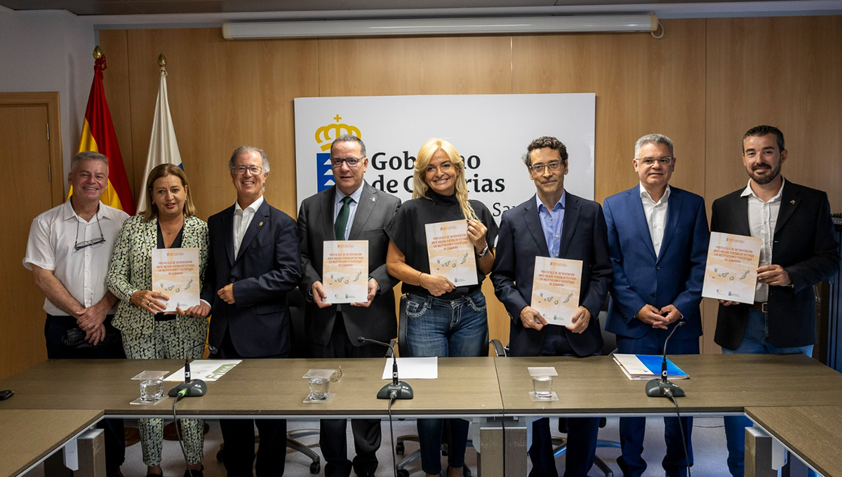 Canarias elabora un protocolo a seguir ante una sospecha de riesgo suicida en las aulas (Foto: Gobierno de Canarias)