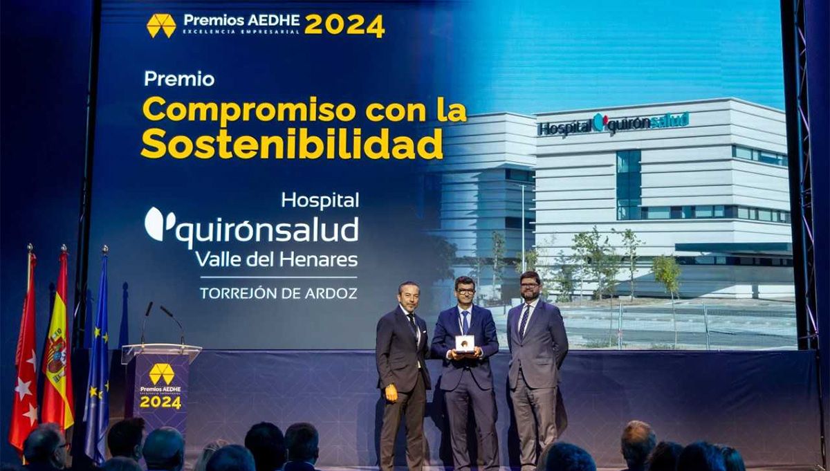 El Hospital Quirónsalud Valle del Henares recibe un premio por su compromiso con el medio ambiente