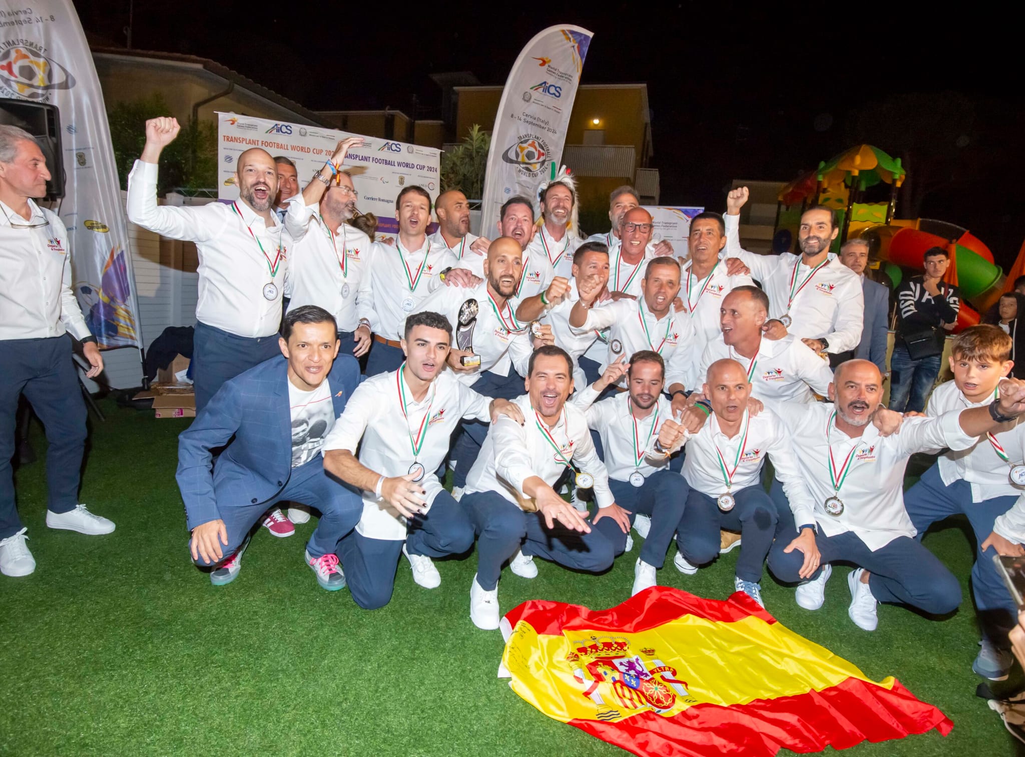 España celebra el subcampeonato en el Mundial