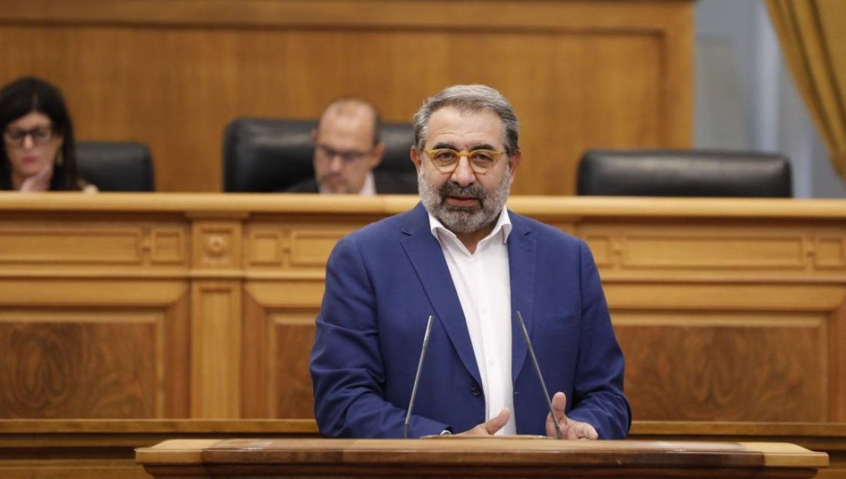 Jesús Fernández Sanz, consejero de Sanidad de Castilla-La Mancha, responde  a las quejas de la oposición durante las últimas Cortes regionales (FOTO: Gobierno de Castilla-La Mancha)