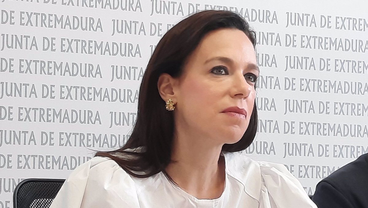 La consejera de Salud y Servicios Sociales de la Junta, Sara García Espada, en rueda de prensa. (EP)